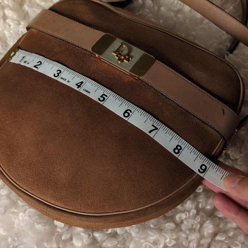 Dior Tan and Gold Accent Bag - Picture 8 of 17